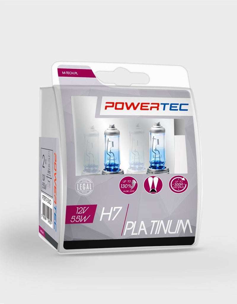 H7 Powertec Ultra Bianco 55W 12V Px26d