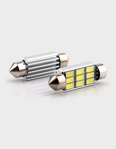 C5W 36mm LED 9Smd Luci Targa Canbus Bianco 6000K