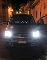 Fiat Panda 169 2003-2012 Lampade H4 LED 6500K Bianco 8000lm