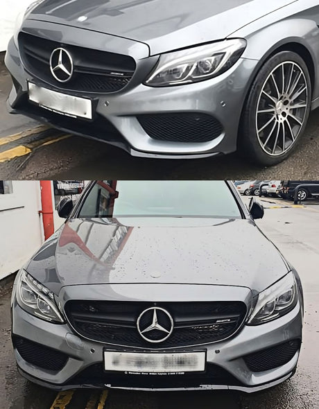 Mercedes C C205 Coupe 2014-2018 Griglia Anteriore Nero Look AMG