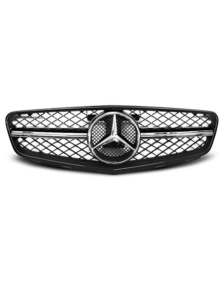 Mercedes C W204 2007-2014 Griglia Anteriore Nero Lucido Look AMG