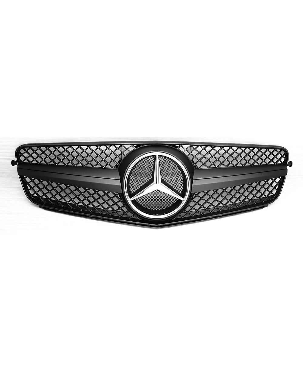 Mercedes C W204 2007-2014 Griglia Anteriore Look AMG Nero Opaco