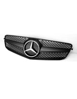 Mercedes C W204 2007-2014 Griglia Anteriore Look AMG Nero Opaco