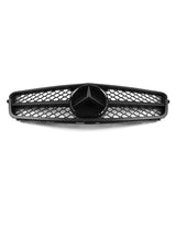 Mercedes C W204 2007-2014 Griglia Anteriore Nero Opaco Look AMG