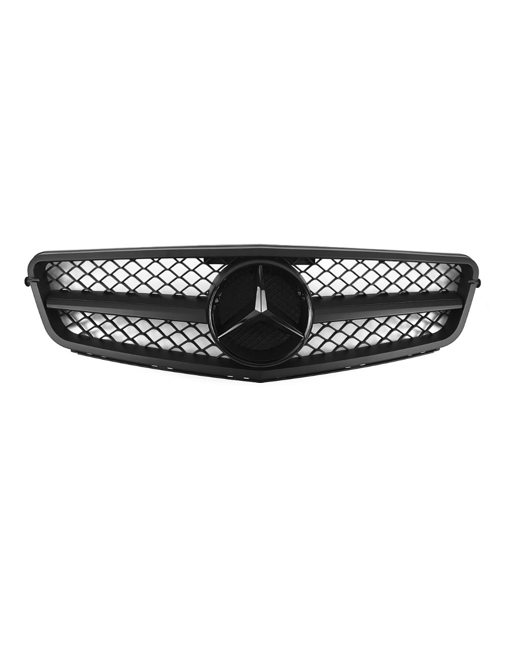 Mercedes C W204 2007-2014 Griglia Anteriore Nero Opaco Look AMG