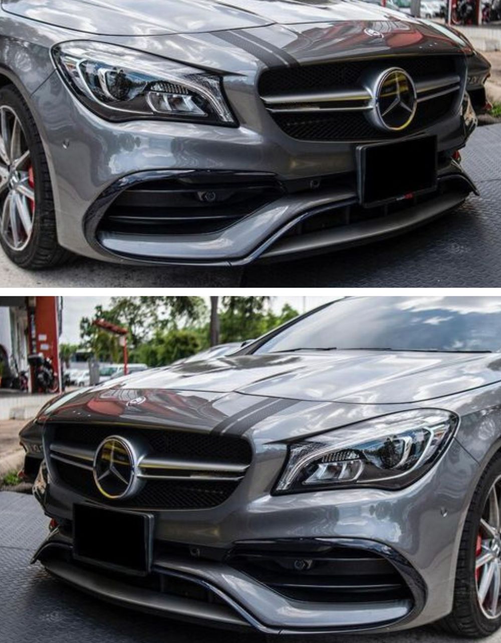 Mercedes X117 CLA 2015-2018 Griglia Anteriore Look AMG