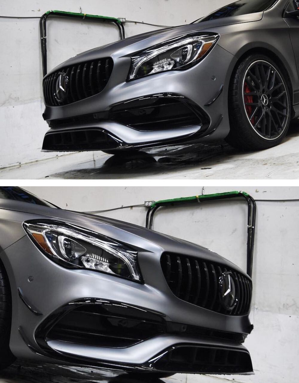 Mercedes X117 CLA 2015-2018 Griglia Radiatore Panamericana AMG