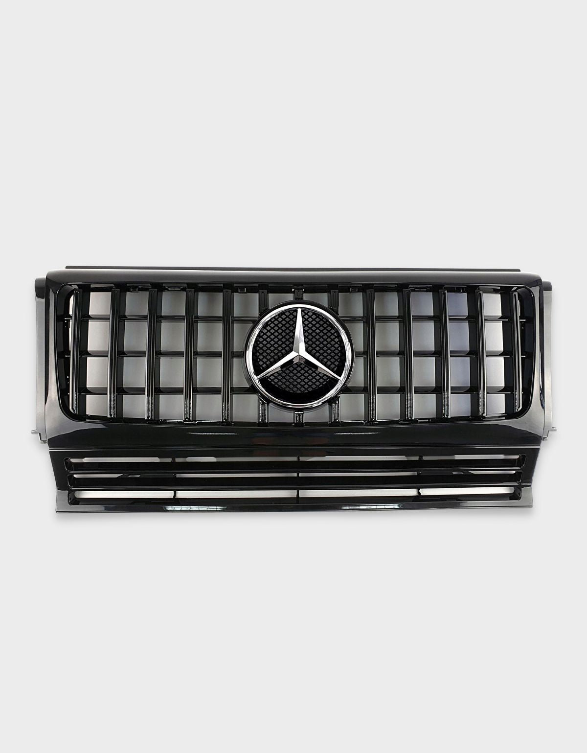 Mercedes G W463 1990-2018 Griglia Radiatore Panamericana GTR AMG Calandra Nero