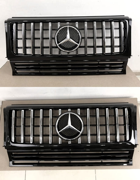 Mercedes G W463 1990-2017 Griglia Radiatore AMG G65 Design Calandra GTR Panamericana G63 2000 - 2001 - 2002 - 2003 - 2004 - 2005 - 2006 - 2007 - 2008 - 2009 - 2010 - 2011 - 2012 - 2013 - 2014 - 2015 - 2016 - 2017