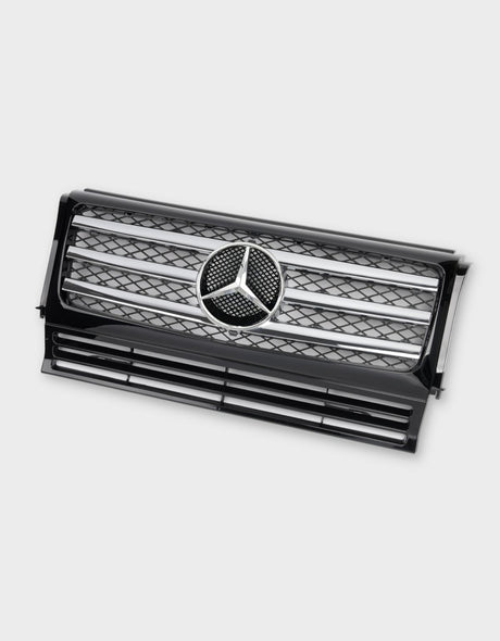 Mercedes G W463 1990-2017 Griglia Radiatore Sport Design Nero con profili cromati