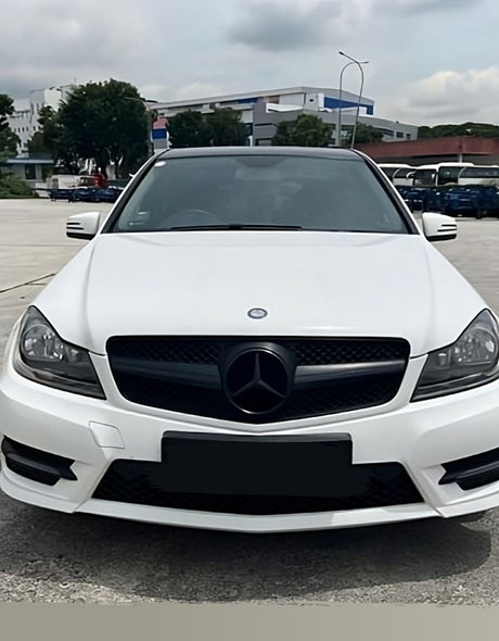 Mercedes Coupe C204 2011-2014 Griglia Anteriore Nero Opaco Look AMG