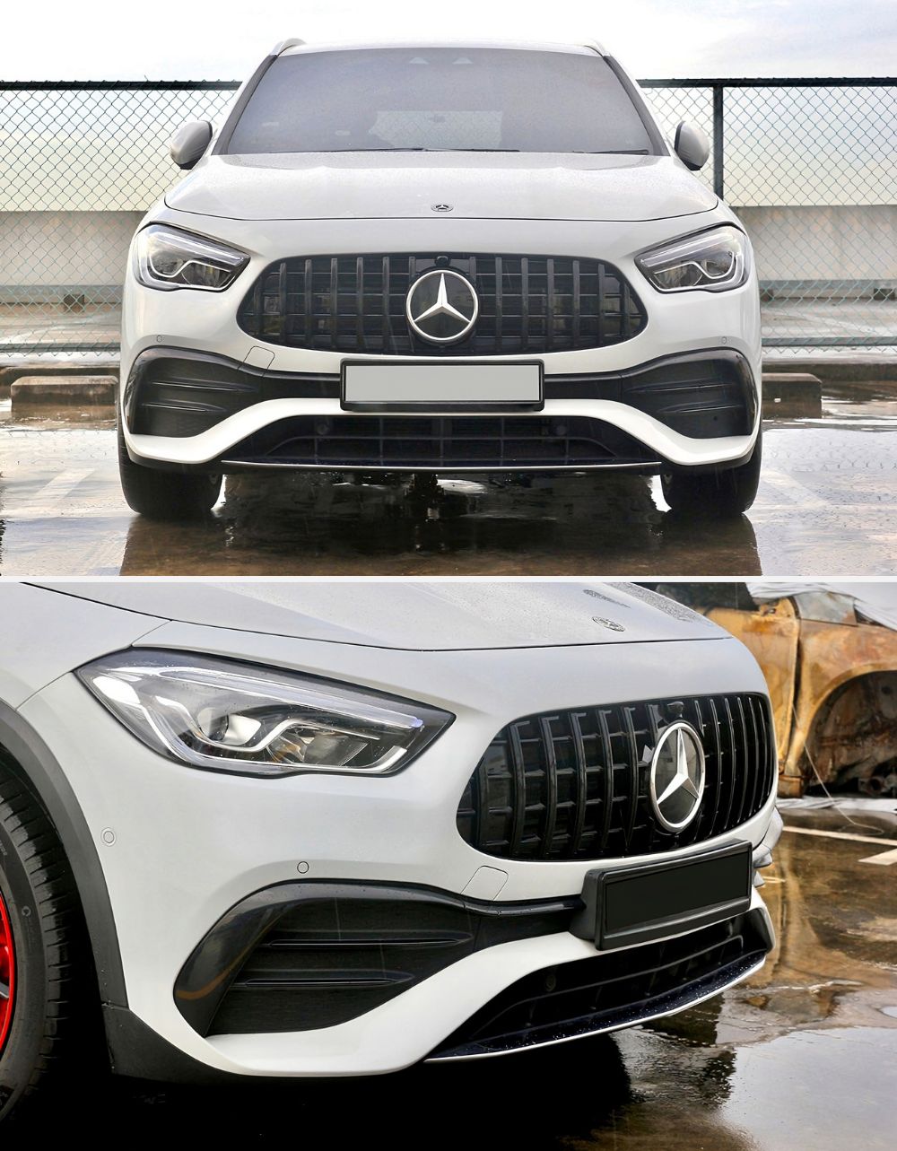 Mercedes GLA H247 2020- Griglia Radiatore AMG Linea Nero Lucido Calandra GT