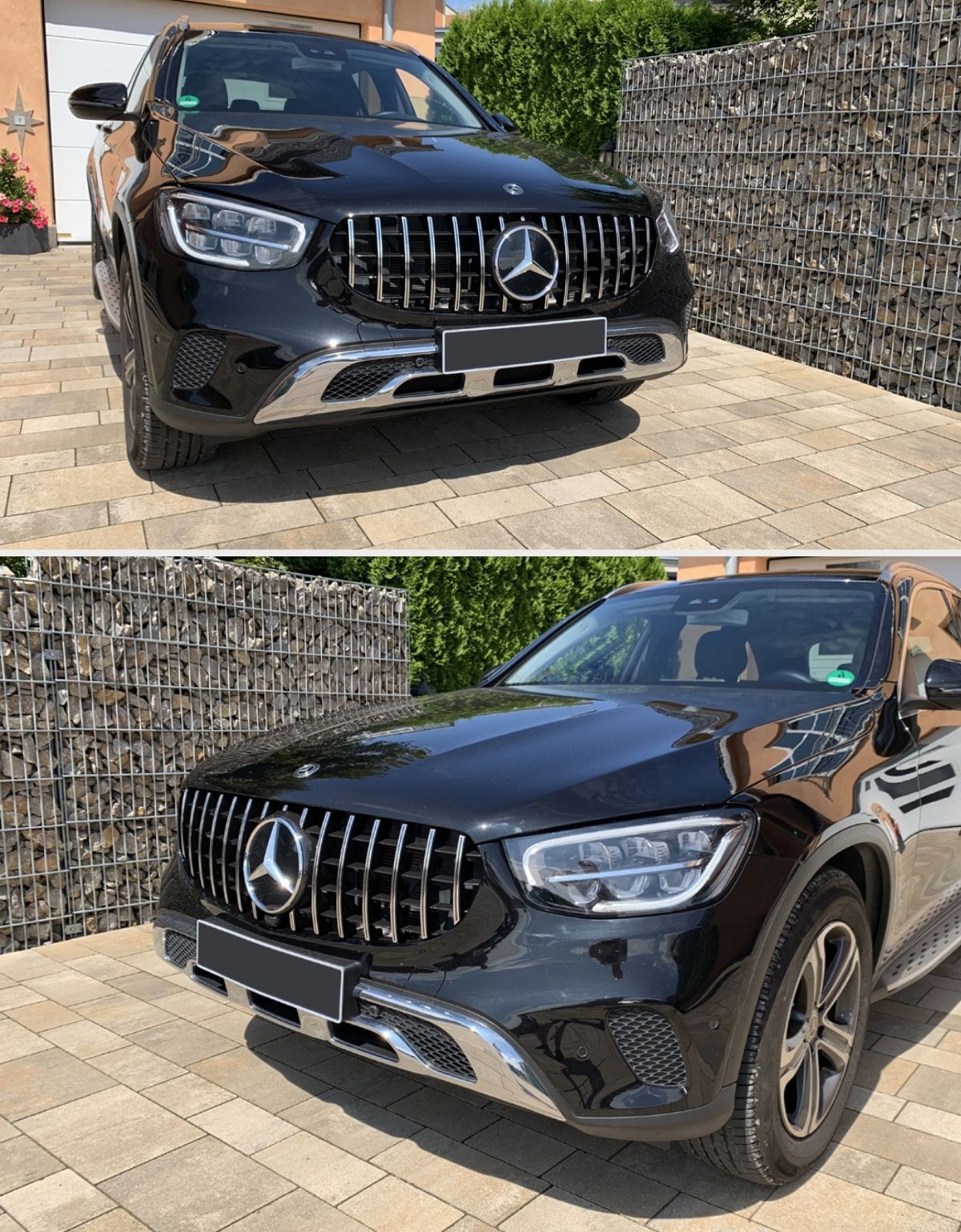 Mercedes GLC X253 C253 2019-2022 Griglia Radiatore GTR Panamericana Calandra Anteriore 63 AMG Look 