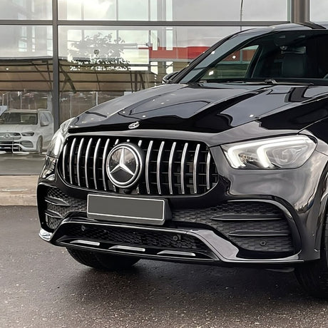 Mercedes GLE V167 C167 2019- AMG Line Griglia Radiatore GT, Mascherina Nero Cromato