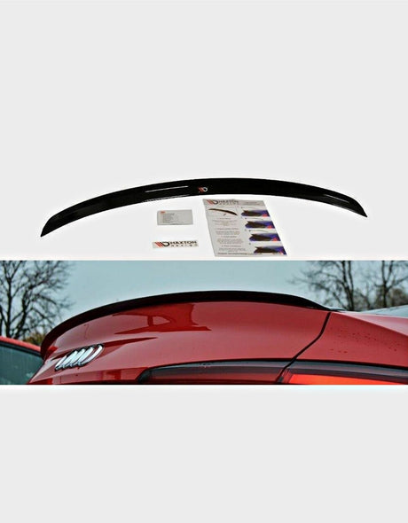 Audi A5 F5 S Line 2016-2022 Spoiler Cofano Nero Lucido